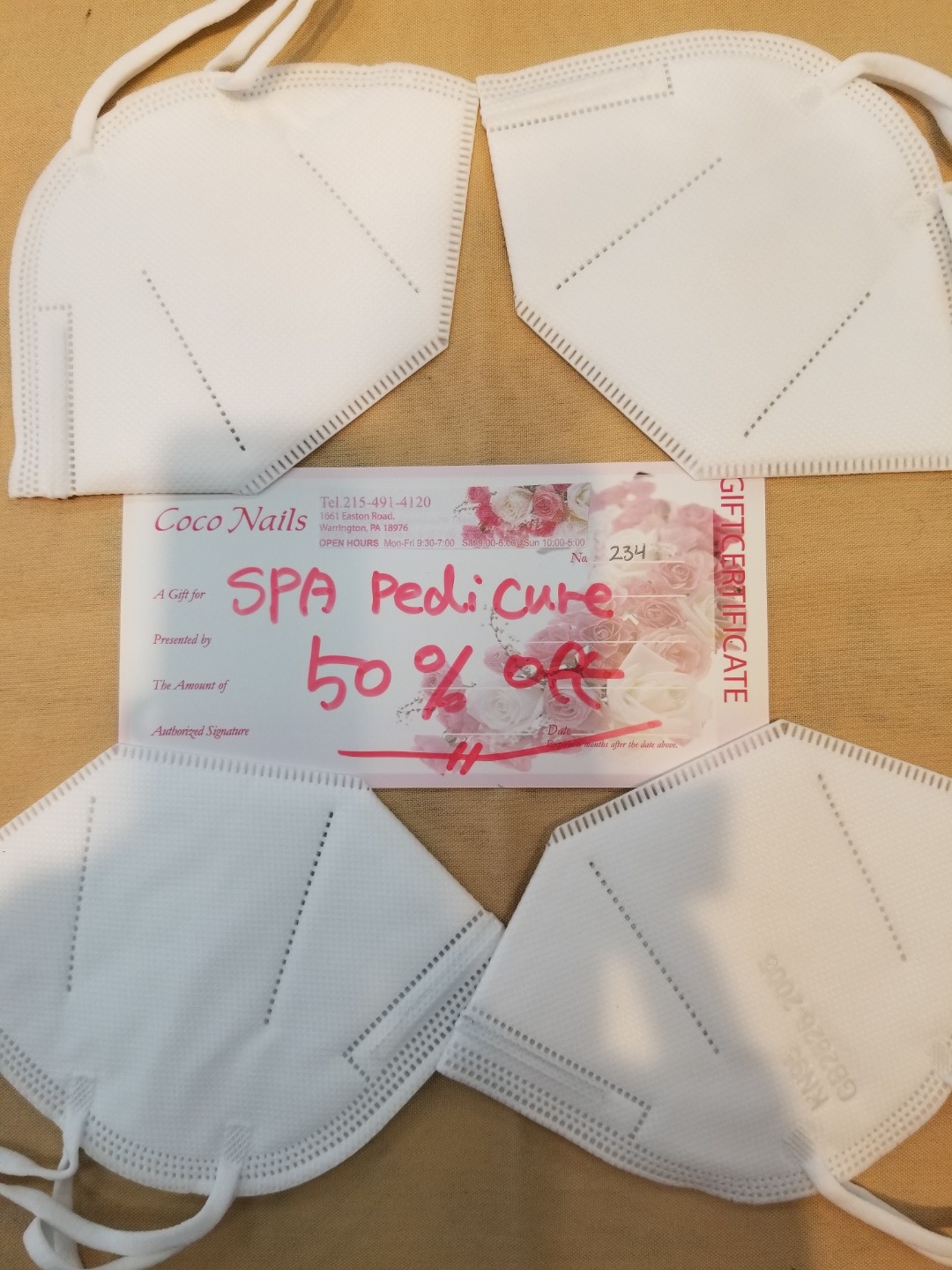 Covid19 special, 35 dollar spa and pedicure