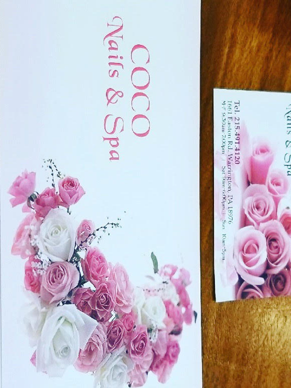 Coco’s Nails & Spa: Warrington, PA. Offers relaxing manicures, pedicures, waxing, and soothing facials.