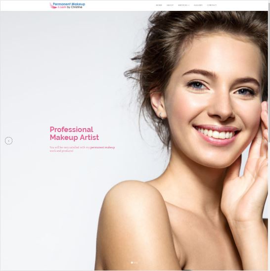 Permanent Make Up / Lash, a website made by the Philadelphia area web development company TAF JK Group Inc.