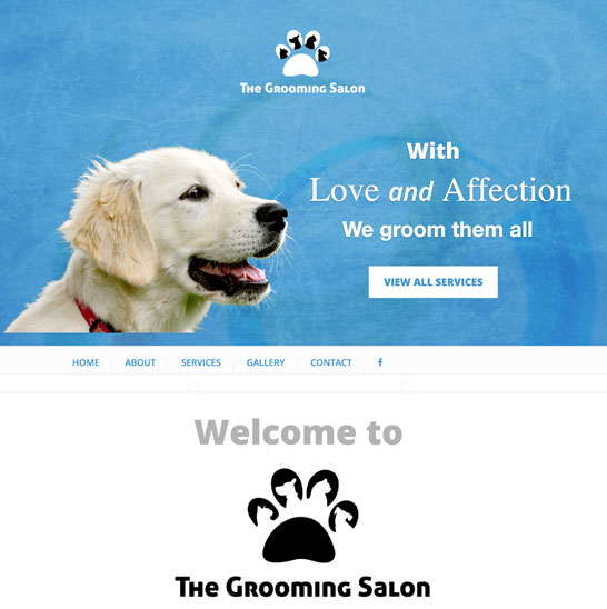 The Grooming Salon, a website made by the Philadelphia area web development company TAF JK Group Inc.