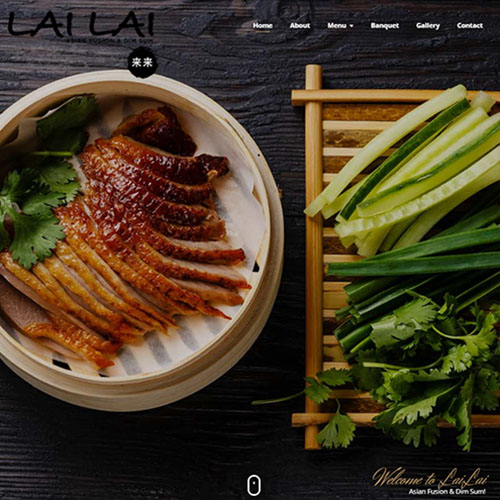 Lai lai garden, a website made by the Philadelphia area web development company TAF JK Group Inc.