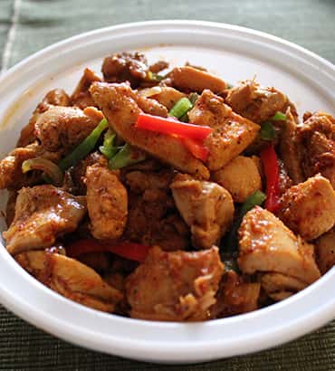 Delicious spicy chicken for Drexel University students